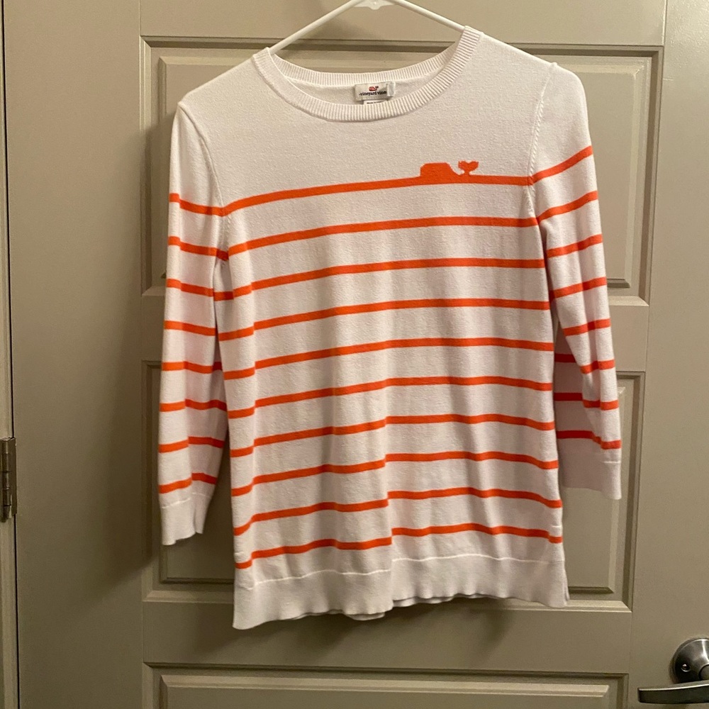 Vineyard Vines logo sweater